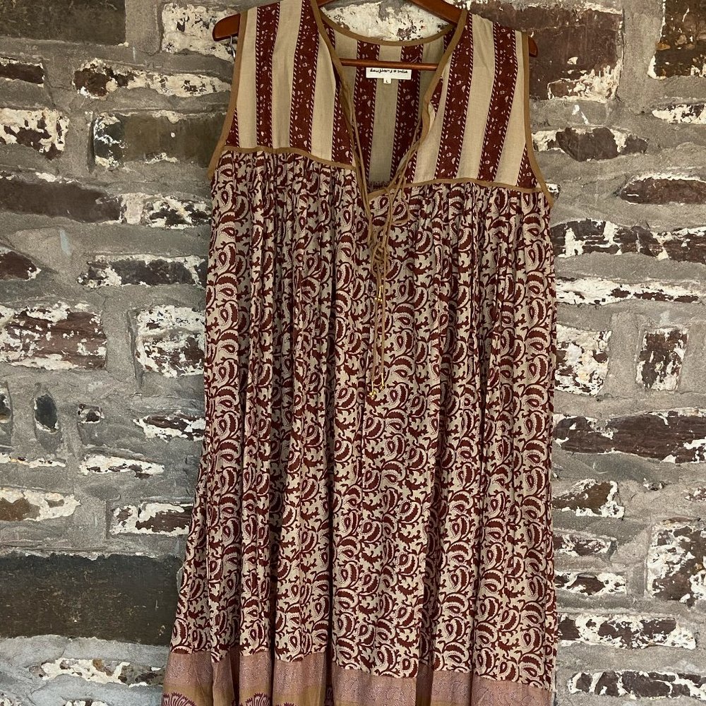 NWOT Daughters of India Aahana Dress Size L